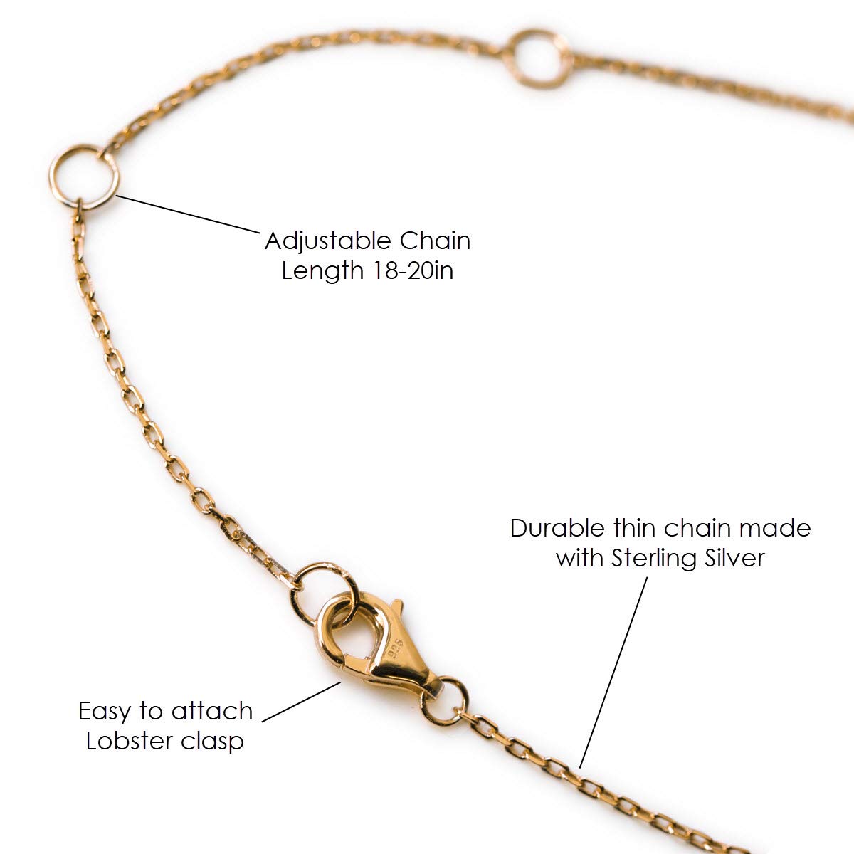 A+O Gift for Mom, Mother Gift Interlocking Circle Bracelet in Sterling Silver, Rose Gold, Gold Vermeil - Image 8