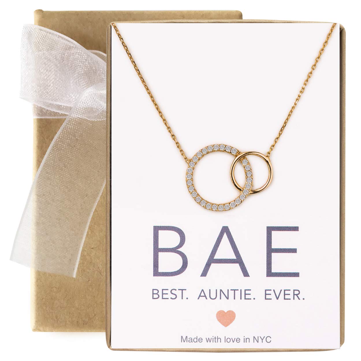 A+O Gift for Mom, Mother Gift Interlocking Circle Bracelet in Sterling Silver, Rose Gold, Gold Vermeil - Image 5