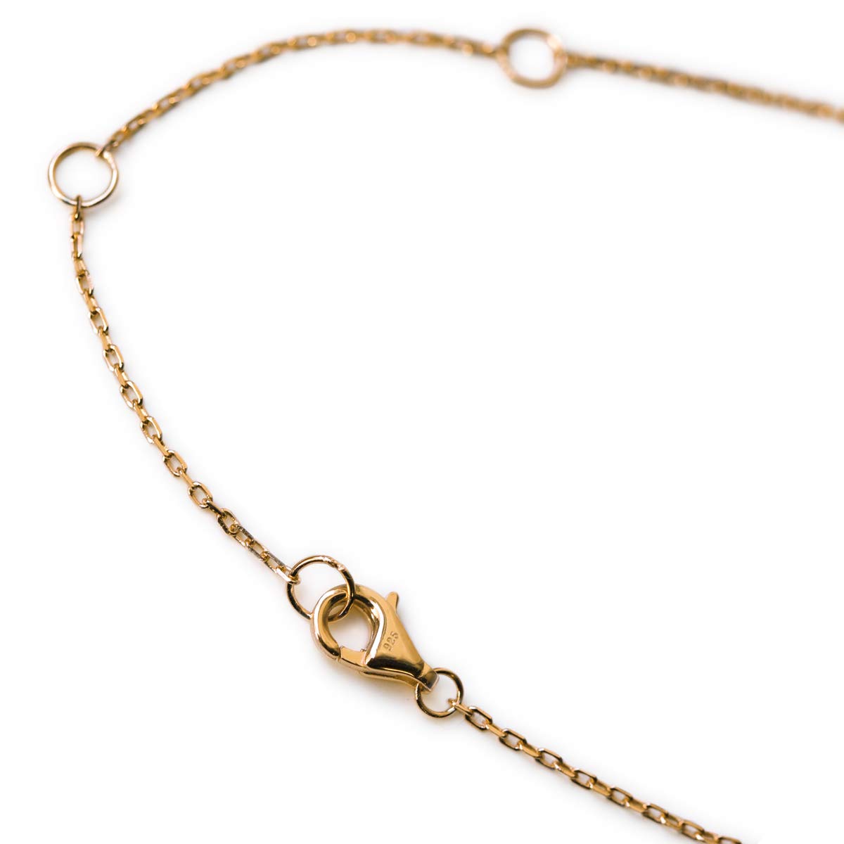 A+O Gift for sister, Petite CZ Disk Pendant Necklace in Gold, Rose Gold or Silver - Image 8