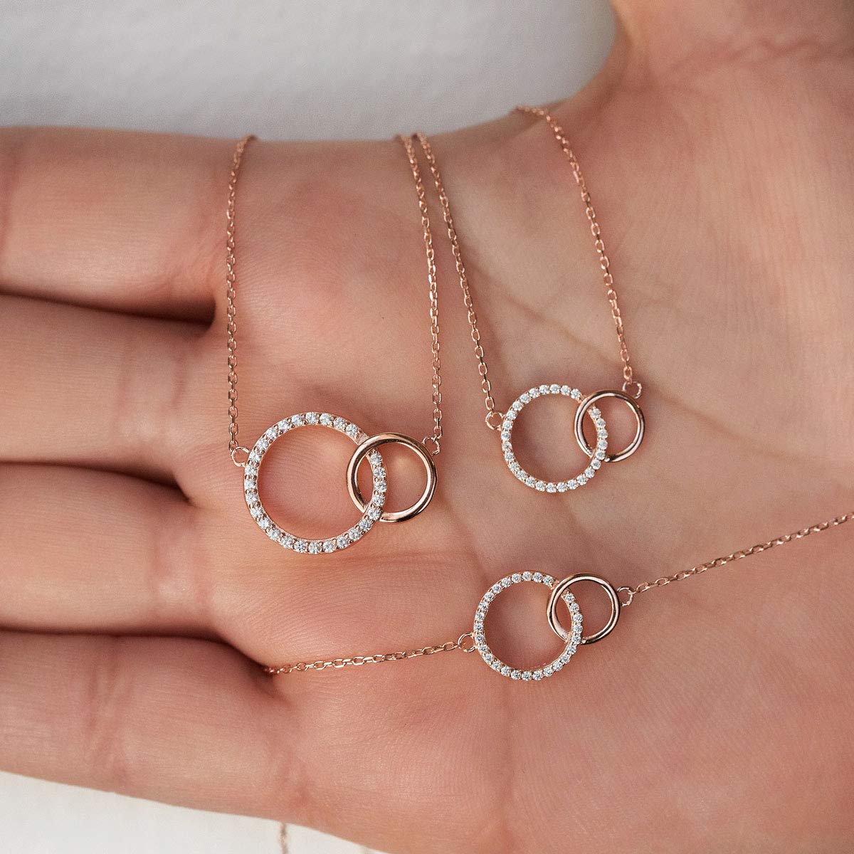 A+O Mother Daughter Gift, Best Friend Friendship Jewelry Gift - Image 7