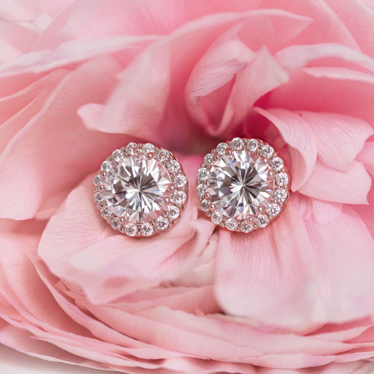 A+O Wedding Bridesmaid Gift Stud Earrings or Clip-on Earrings - Image 5